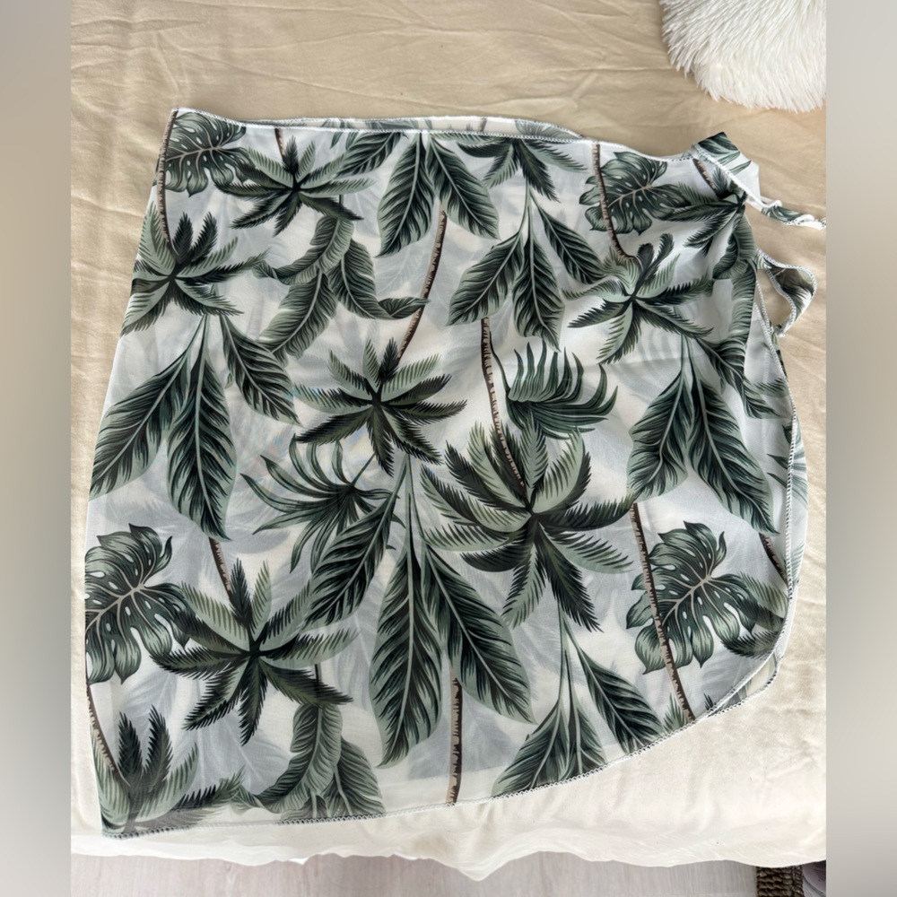 Palm Tree Sarong Worn Once